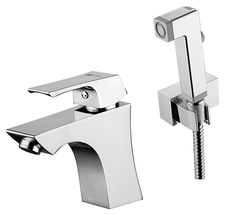 Смеситель для раковины и биде LEMARK Unit LM4516C с гигиеническим душем, хром