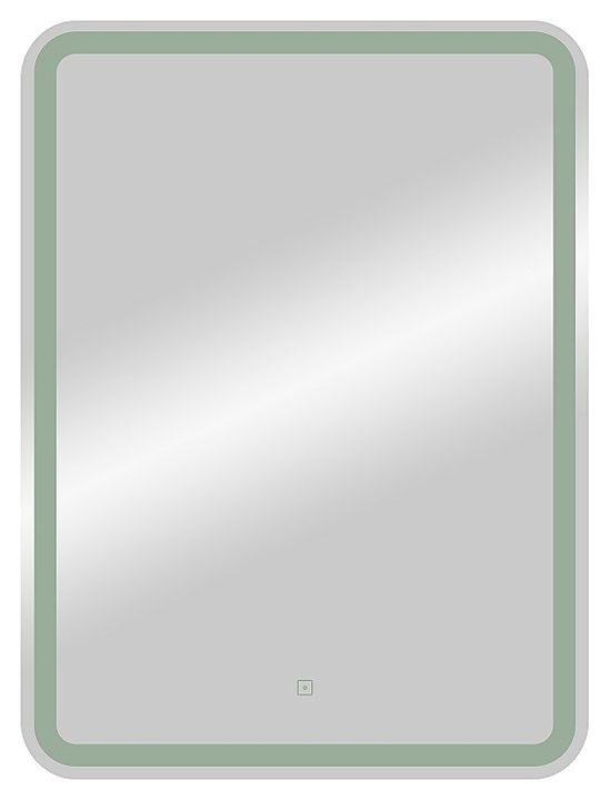 Шкаф зеркальный Art&Max Platino AM-Pla-600-800-1D-L-DS-F 60х80 см, с подсветкой, левый