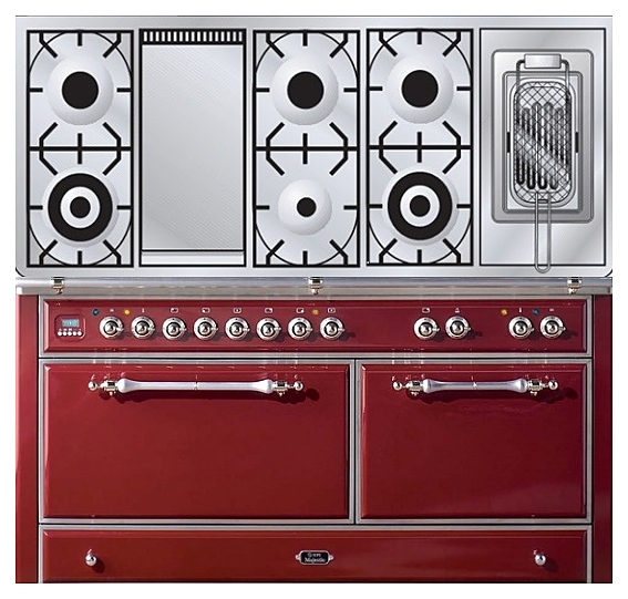 Газовая плита с духовым шкафом ILVE MC-150FRD-E3