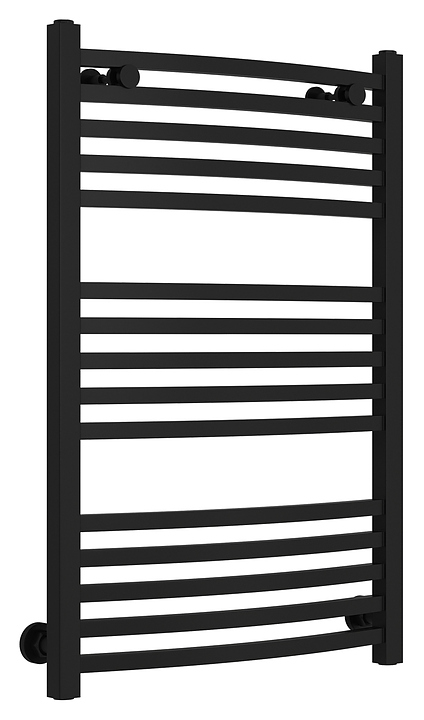 Полотенцесушитель водяной Сунержа Аркус 80x50 см матовый черный