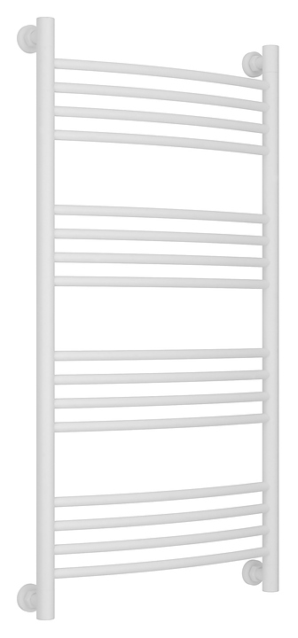 Полотенцесушитель водяной Сунержа Богема+ 100x50 см с выгнутой перемычкой, матовый белый