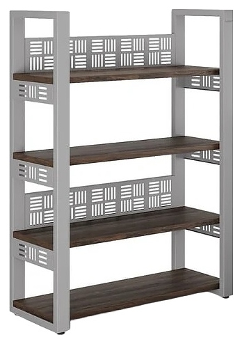 Стеллаж открытый КОБОР SO4-100/36 aluminum/charlston