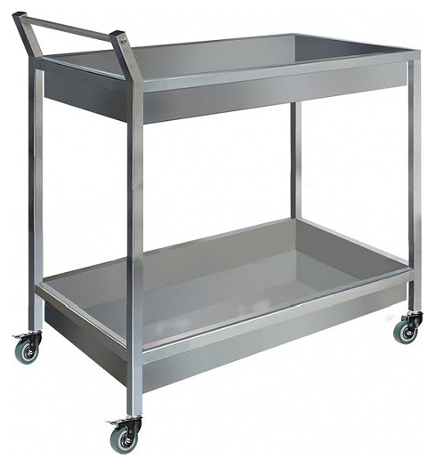 Тележка для сбора посуды Finist ТСП 900х600х850 мм 2 поддона