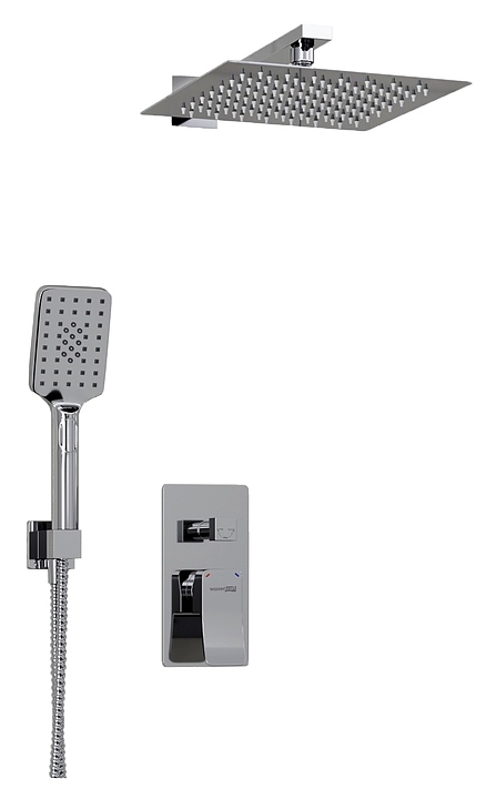 Комплект душевой встраиваемый Wasserkraft A16190 хром
