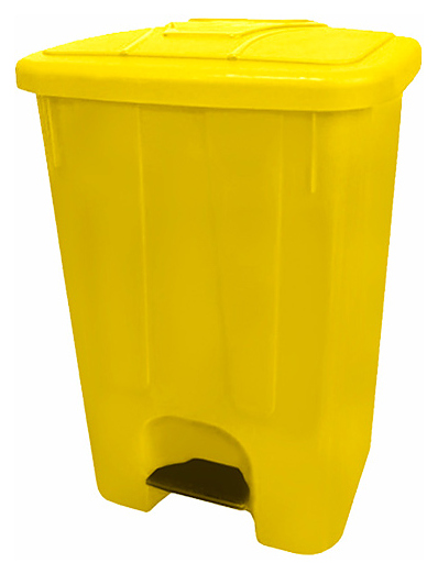 Контейнер для мусора TELKAR 50013 40 л желтый