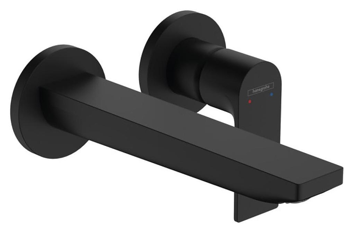Смеситель для раковины встраиваемый Hansgrohe HG Rebris E 72568670 матовый черный