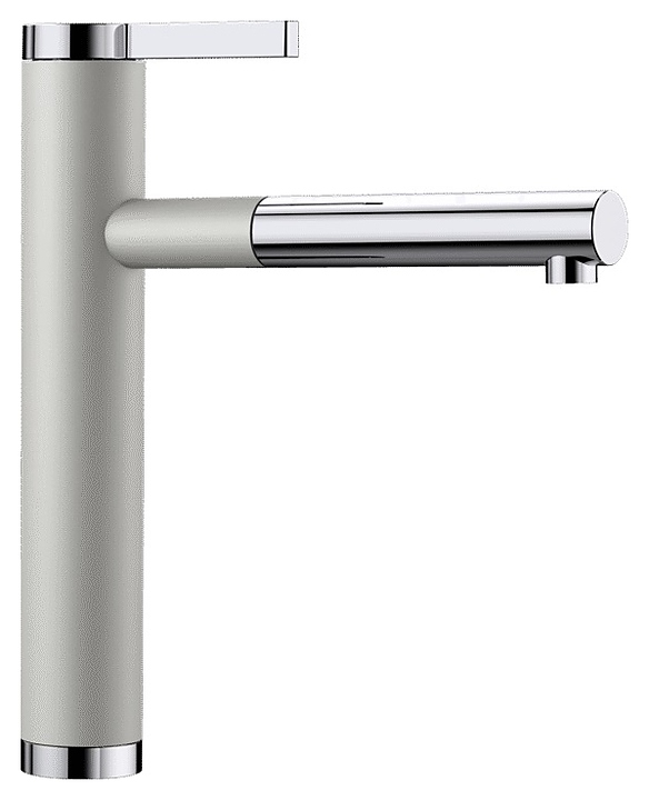 Смеситель Blanco Linee-S хром/жемчужный