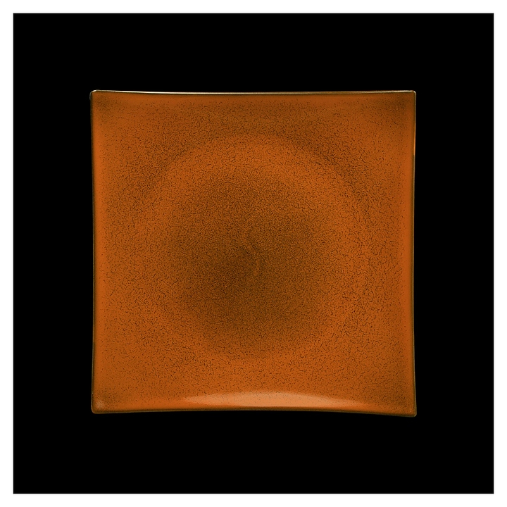 Тарелка Corone Cocorita XSY2146 30,5х30,5 см (фарфор) квадратная оранжевая
