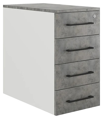 Тумба приставная КОБОР TS4-40/50 white/chicago