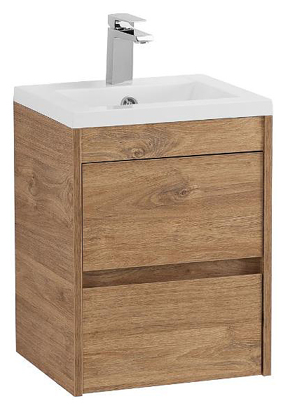 Тумба под раковину Art&Max Family-M-500-2C-SO-HG 50 см, дуб харбор золотой