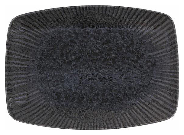 Блюдо прямоугольное Porland Iris Grey 118432 320x230 мм