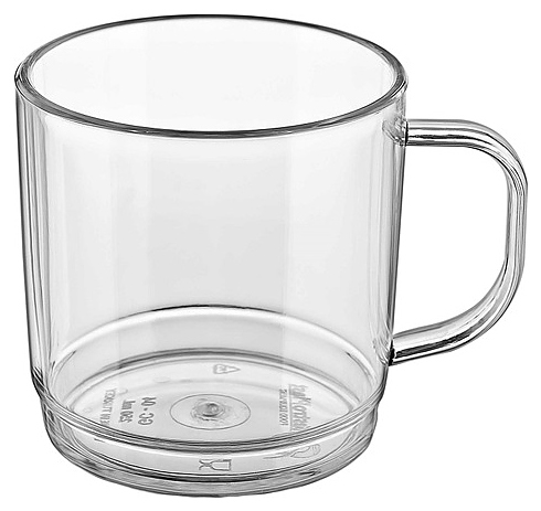 Кружка Gastroplast GC-04 250 мл (поликарбонат) прозрачная