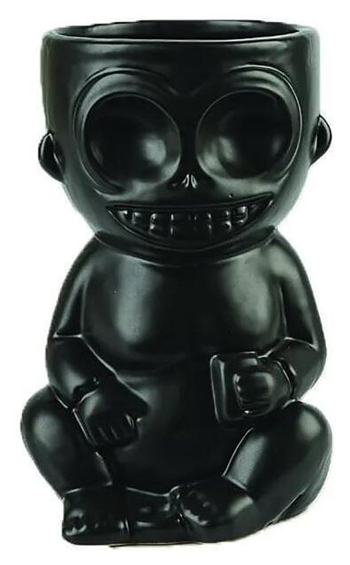 Бокал стакан для коктейля P.L. Barbossa Bad Guys Bar Тики 500 мл черный