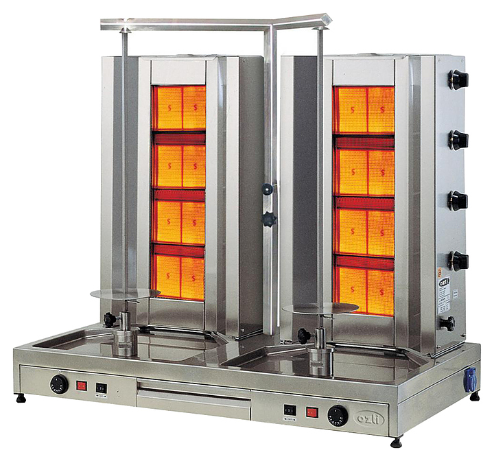 Газовый гриль для шаурмы OZTI 44GUD-W