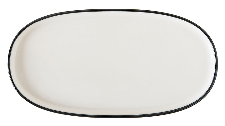 Блюдо для подачи Bonna Линеа Черный Хюгге 77991 210х100 мм