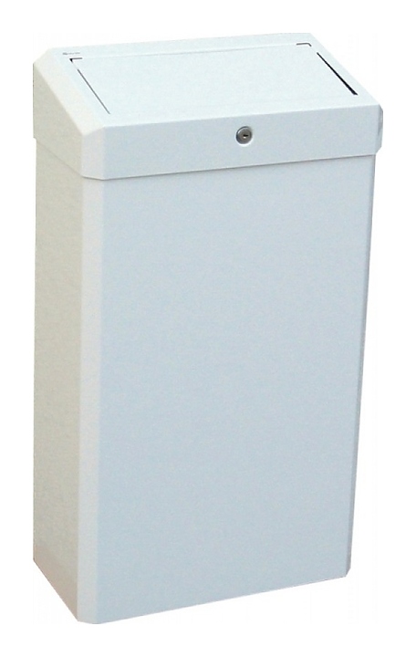 Корзина для мусора Merida STELLA WHITE KSB201 эмалированная