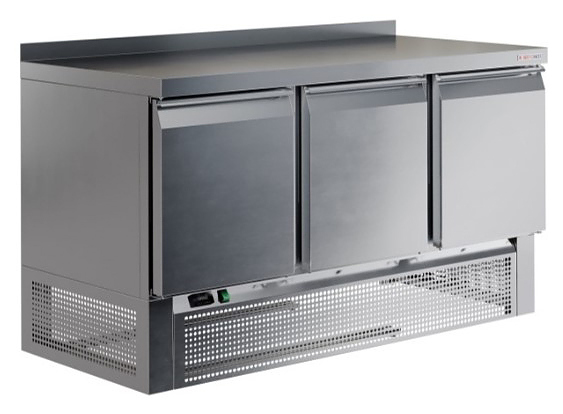 Стол холодильный Restoinox SHS-111GNE-B с бортом
