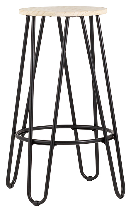 Стул полубарный Stool Group АЗИЯ черный