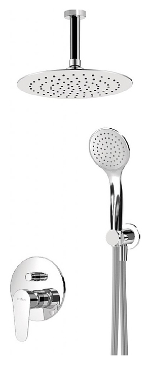 Комплект душевой CEZARES CZR-B-DSIS-NOP, черный матовый