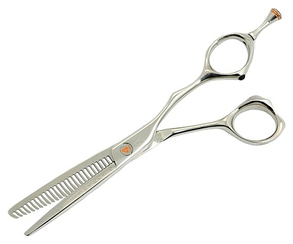 Ножницы парикмахерские филировочные Mizutani ВLACK-SMITH Ichi-Nino-San №4 TH-26 5.5