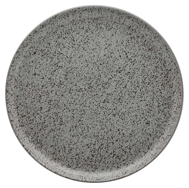 Тарелка мелкая Oxford FLAT Shape GRAY 136446 AO02-1C06 (26см)