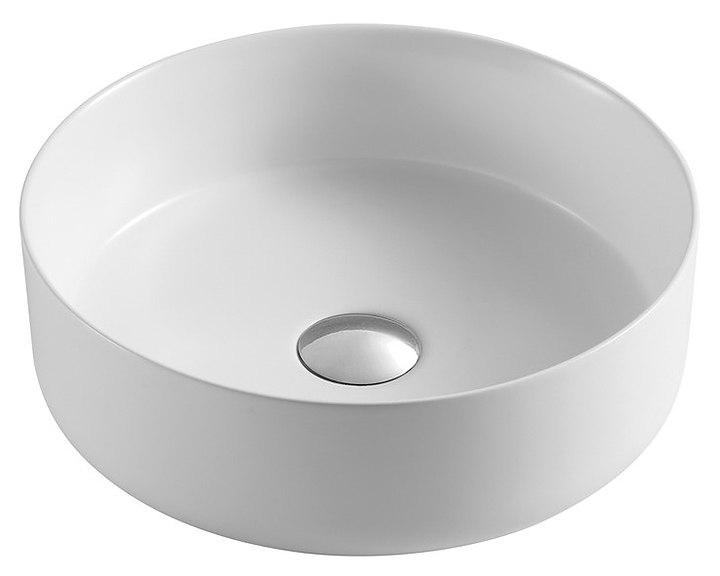 Раковина накладная Azario AZ3134MW 35,5х35,5х12 см, фаянс