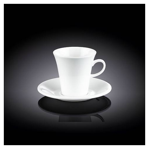 Чашка кофейная с блюдцем Wilmax WL-993005/AB