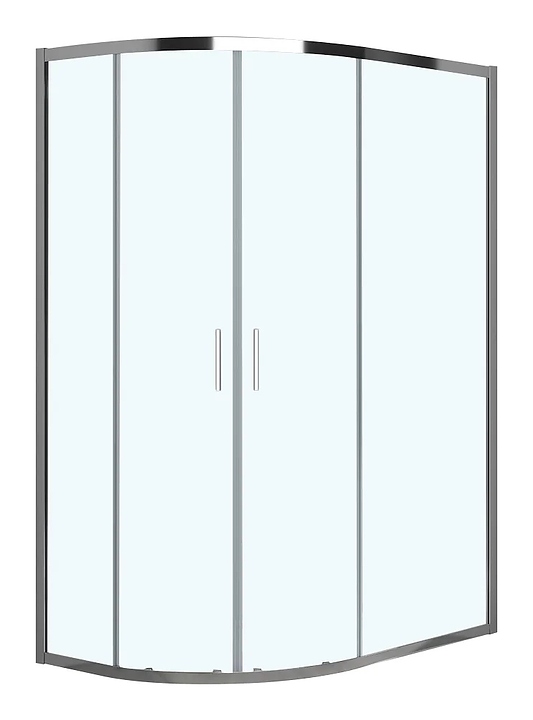 Уголок душевой Vincea Garda VSJ-1G129CL 120х90 см, прозрачное стекло, хром