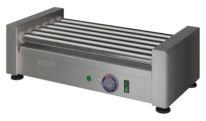 Гриль роликовый ATESY Комбат ГР-6Р-450-02