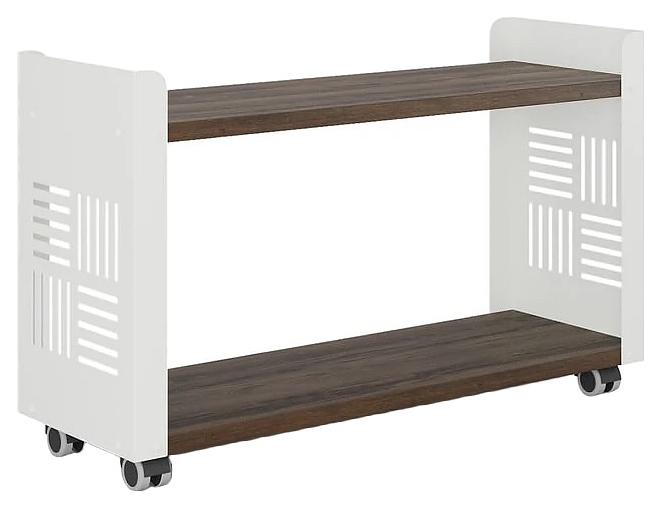 Стеллаж мобильный КОБОР SМ2-90/30 white/charlston