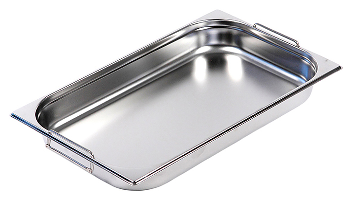 Гастроемкость Luxstahl 811-2 GN 1/1-65 (530х325х65) нерж., с ручками