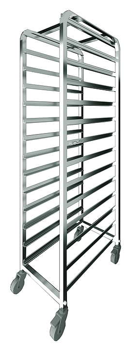 Тележка-шпилька для противней Restoinox ТШРПУР-12/325-360 (под подносы 470х330 мм)