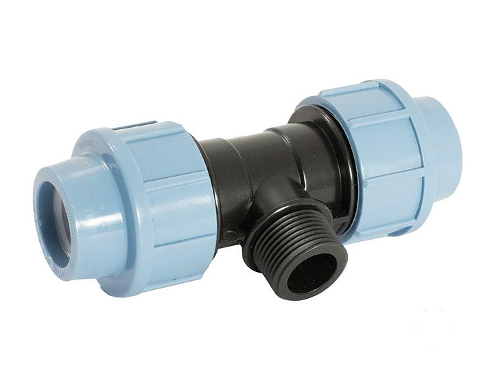 Фитинг Unipump для труб ПНД тройник с наружной резьбой D32x3/4