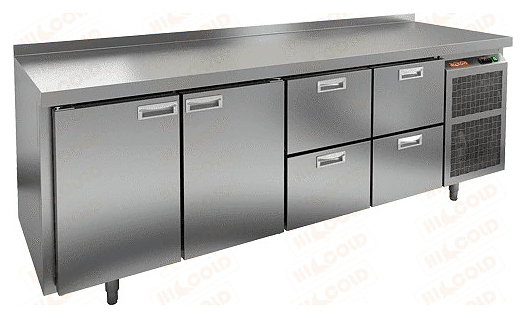 Стол холодильный HICOLD GN 1122/TN 1G с мойкой