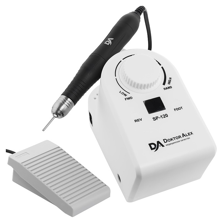 Аппарат для маникюра и педикюра IRISK Professional Dr.Alex SP-120, белый