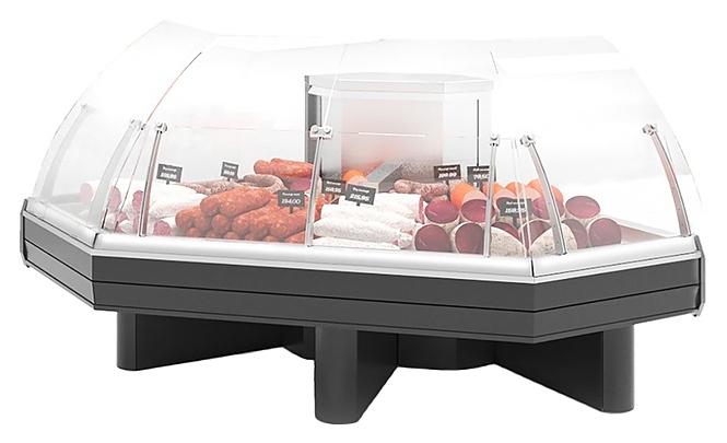 Витрина тепловая Lida Vision-2 T (1486х1486х1200 мм) угловая внутренняя