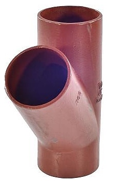 Тройник безраструбный Китай SML Ду 200х125х45гр