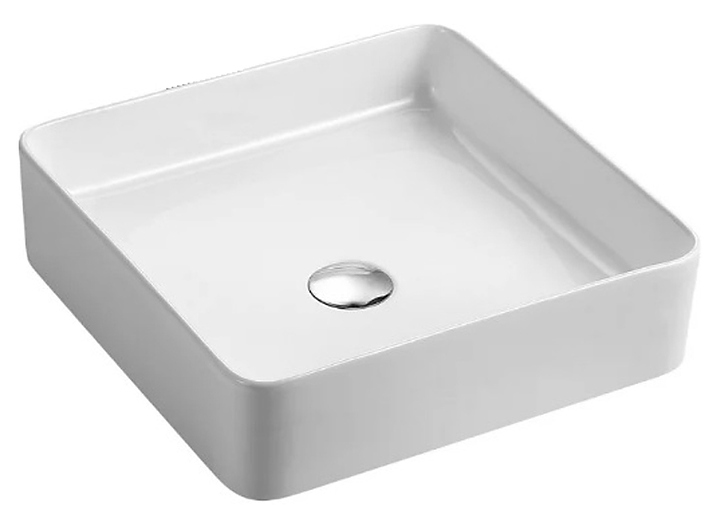 Раковина накладная Azario AZ2179 40х40х11 см, фаянс