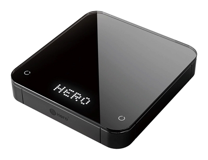 Весы для кофе ZeroHero Coffee scale черные, с силиконовым ковриком