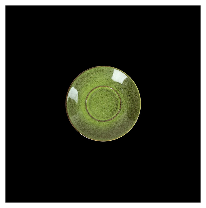 Блюдце Corone Cocorita XSY2376 120 мм, зеленое