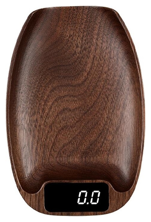 Весы бариста аккумуляторные P.L. Barbossa S0678-2 13х8,5 см h=2,7 см (100 мА·ч, 0,1-100 г) (дерево)
