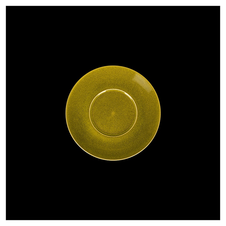 Блюдце Corone Cocorita XSY2900 d=17 см (фарфор) желтое