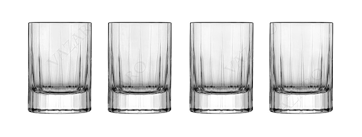 Набор стопок для крепких напитков Luigi Bormioli A06794G11021990 Bach 70 мл, 4 шт, хрусталь