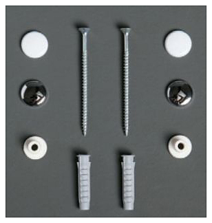 Комплект вертикальных крепежей SIMAS F90 cr/bi