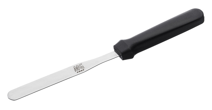 Лопатка кухонная MGprof 80939 25.5 см 10х1.7 см прямая, нержавеющая сталь