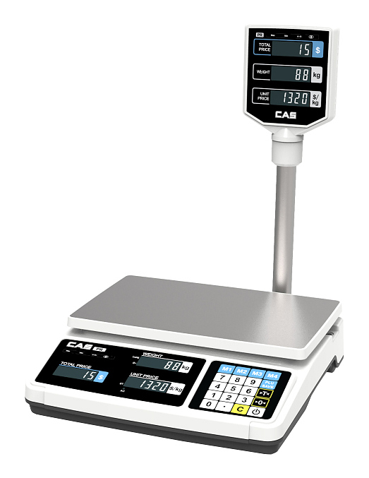 Торговые весы CAS PR-30P LCD