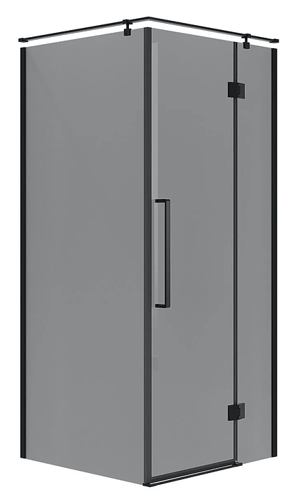 Уголок душевой Niagara Nova NG-2831-34BLACK 90х90х195 см, профиль черный матовый