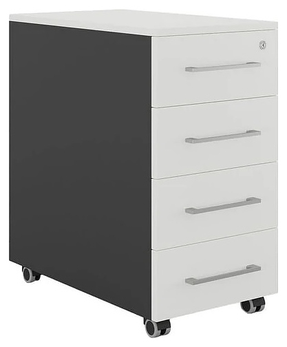 Тумба мобильная КОБОР TМ4-40/70 black/premium