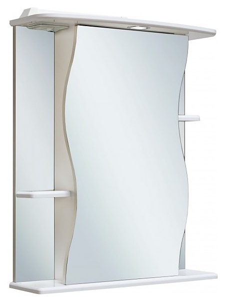 Шкаф зеркальный Runo Лилия 60