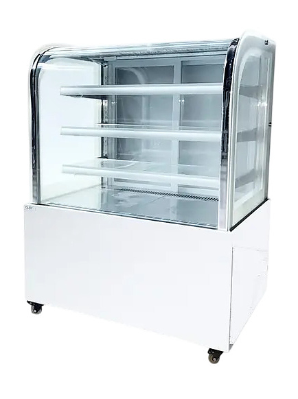 Витрина кондитерская CLSY Radius 90, 300 л белый